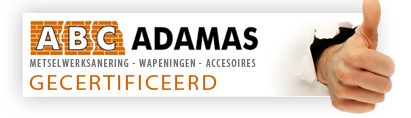 Terpstra Gevelrenovatie is ABC ADAMAS-gecertificeerd
