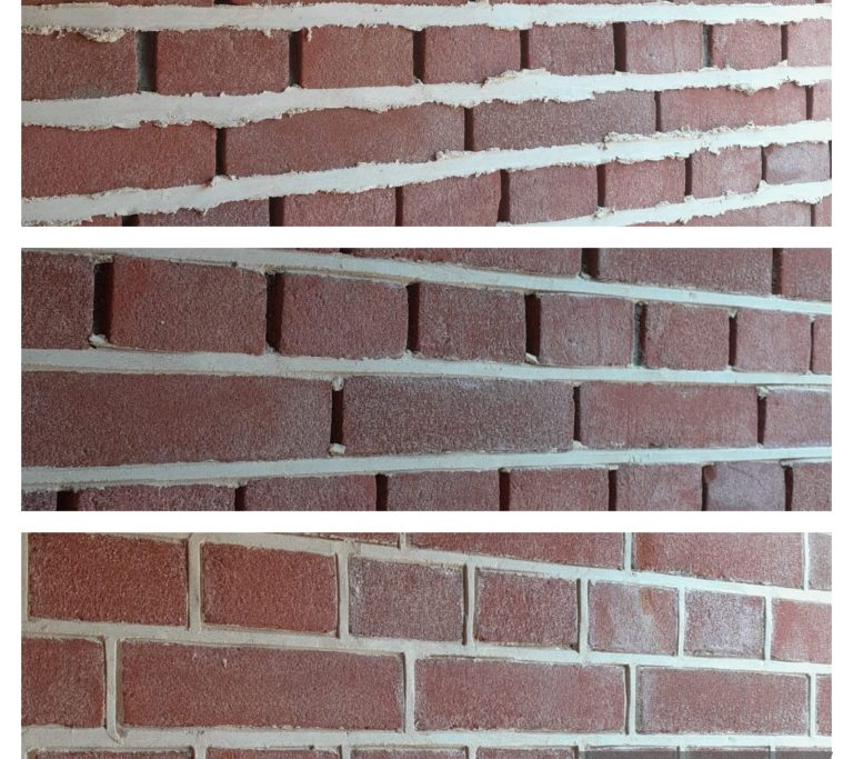 Snijvoeg gezet in monumentaal pand in Leeuwarden, door Terpstra Gevelrenovatie Ambachtelijk vakmanschap in Friesland - Specialist in snij- en knipvoeg Leeuwarden